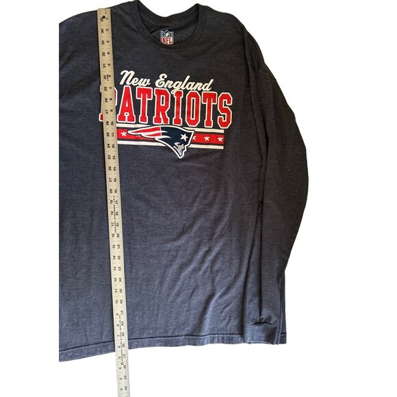 New England Patriots NFL Dark Gray Long Sleeve T-Shirt XL - Picture 6 of 6